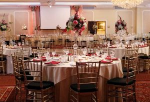 Elegant Events Florist - Philadelphia wedding florist - hydrangea roses snap dragon- trumpet vase - The Waterfall - Claymont DE